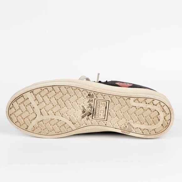 Converse X Play Comme Des Garcons CDG Pro Low Black/Red Hearts 8.5 - Picture 6 of 12